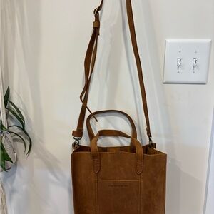 Stylish Brown Leather Crossbody Bag